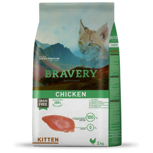 Bravery Gato Kitten Chicken 2Kg
