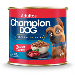 Lata Champion Dog Pate Carne 315 Gr
